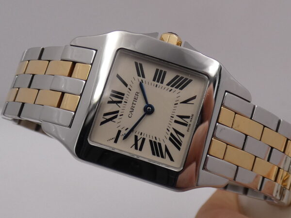 Cartier Santos Demoiselle 26mm BOX&PAPERS Acciaio&Oro 18Kt ANNO 2017 For Ladies 2701 - W25067Z6 TOP CONDITION Wonderful !!!