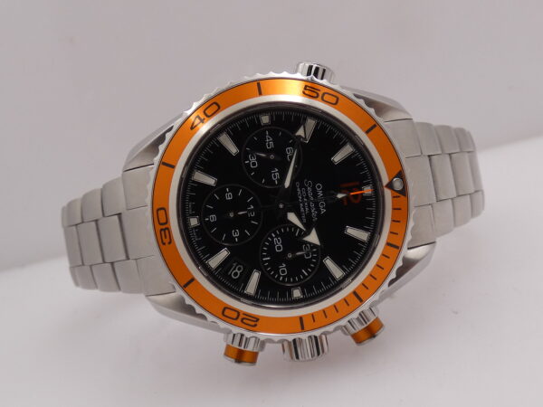 Cronografo Co-Axial Omega Seamaster Planet Ocean LIKE NEW BOX&PAPERS Automatico Acciaio For Ladies Ref. 222.30.38.50.01.002