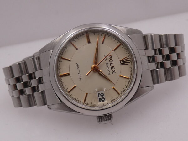 Rolex Oysterdate Precision 30mm 6466 Jubilee ANNO 1962 Carica Manuale Acciaio Vintage