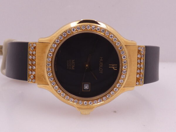 Hublot Classic Fusion MDM Lady Diamond Bezel Oro Massiccio 18Kt ANNI '90s Wonderful 139.10.5