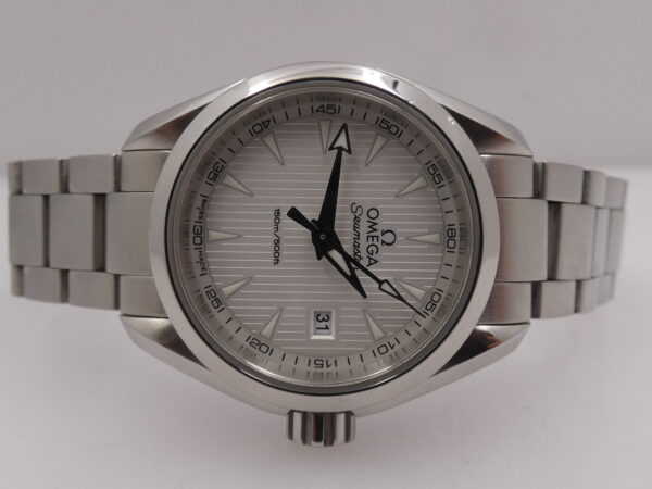 Omega Seamaster Aqua Terra Lady 30mm BOX&PAPERS Anno 2017 Argentè Teak Dial Acciaio Ref. 231.10.30.60.02.001