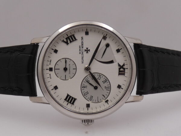 Vacheron Constantin Patrimony Power Reserve Oro Bianco 18Kt Automatico 21Kt Gold Rotor Ref 47200/1 ANNI '2000s