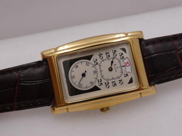 Bulova Saltarello Jumping Hours DA1322 TOP CONDITION 18Kt G.F. BOX&PAPERS '1990s Manuale