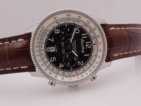 Cronografo Breitling Montbrillant Flyback Special Edition 100 Ans D'Aviation A35330 BOX&PAPERS Automatico TOP CONDITION Anno 2003 Acciaio Chronometre Certifie