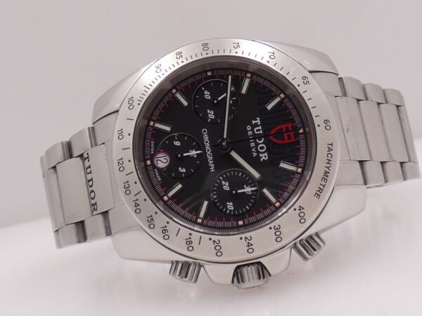 Cronografo Tudor Sport 20300 BOX&PAPERS Automatico ANNO 2008 Black Dial Braccialato Acciaio
