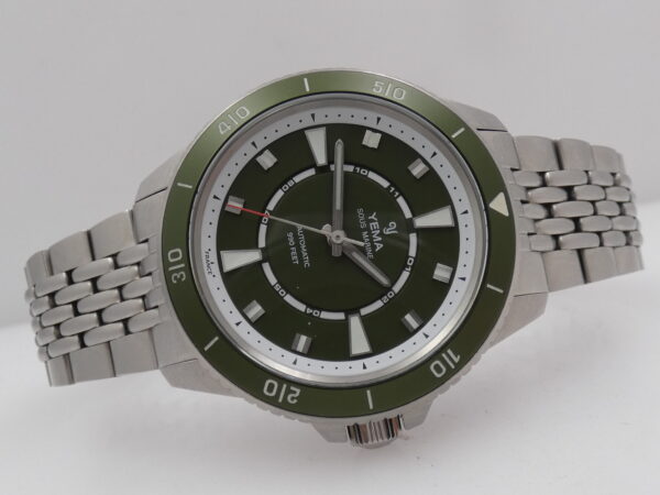 Yema Sous Marine VERDE LIKE NEW BOX&PAPERS Marzo 2024 Automatico Acciaio Braccialato YSMA23Z-ZMS