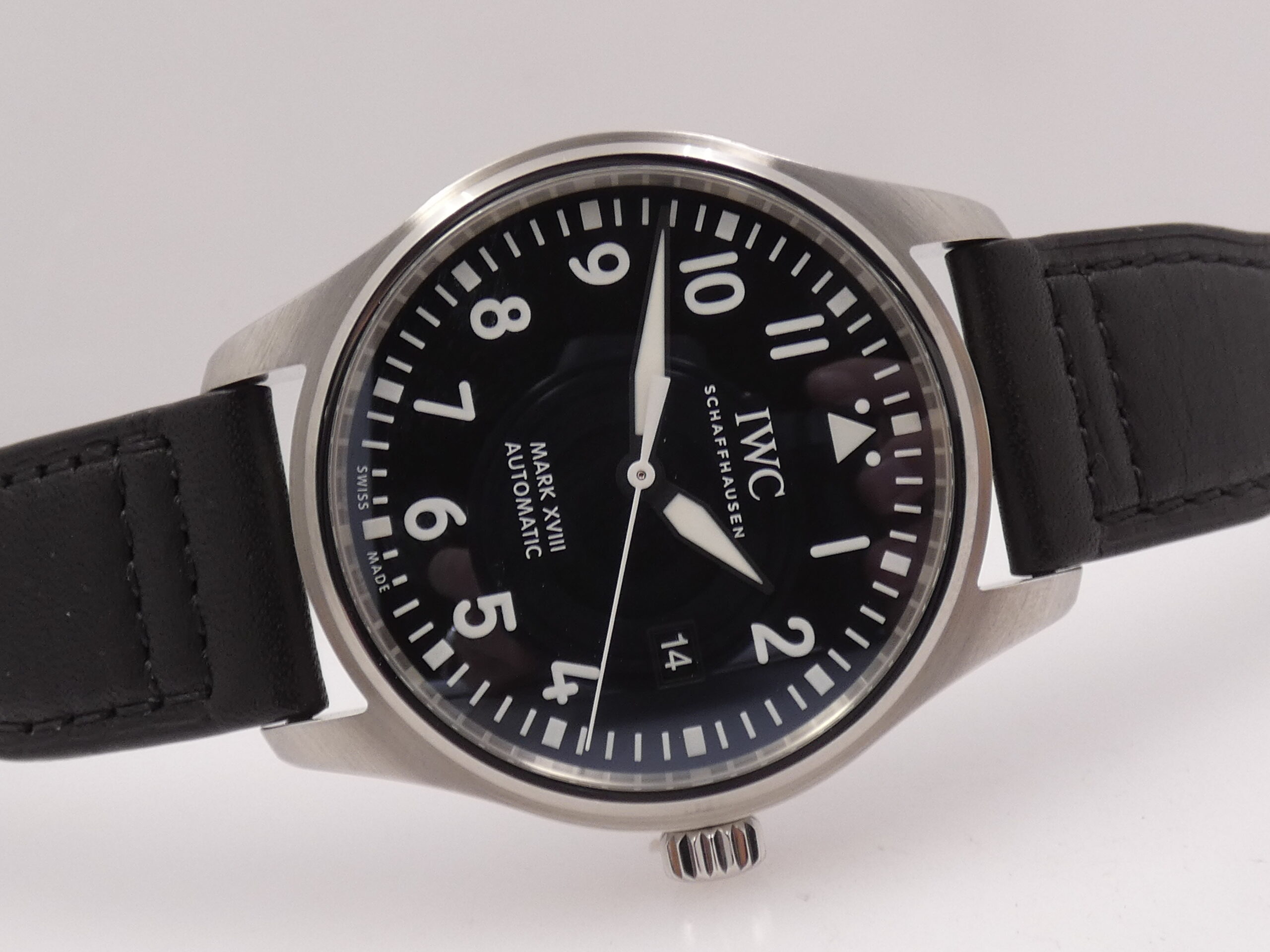 IWC Pilot Mark XVIII IW3270 TOP CONDITION BOX&PAPERS Anno 2019 Automatico Acciaio - immagine 7