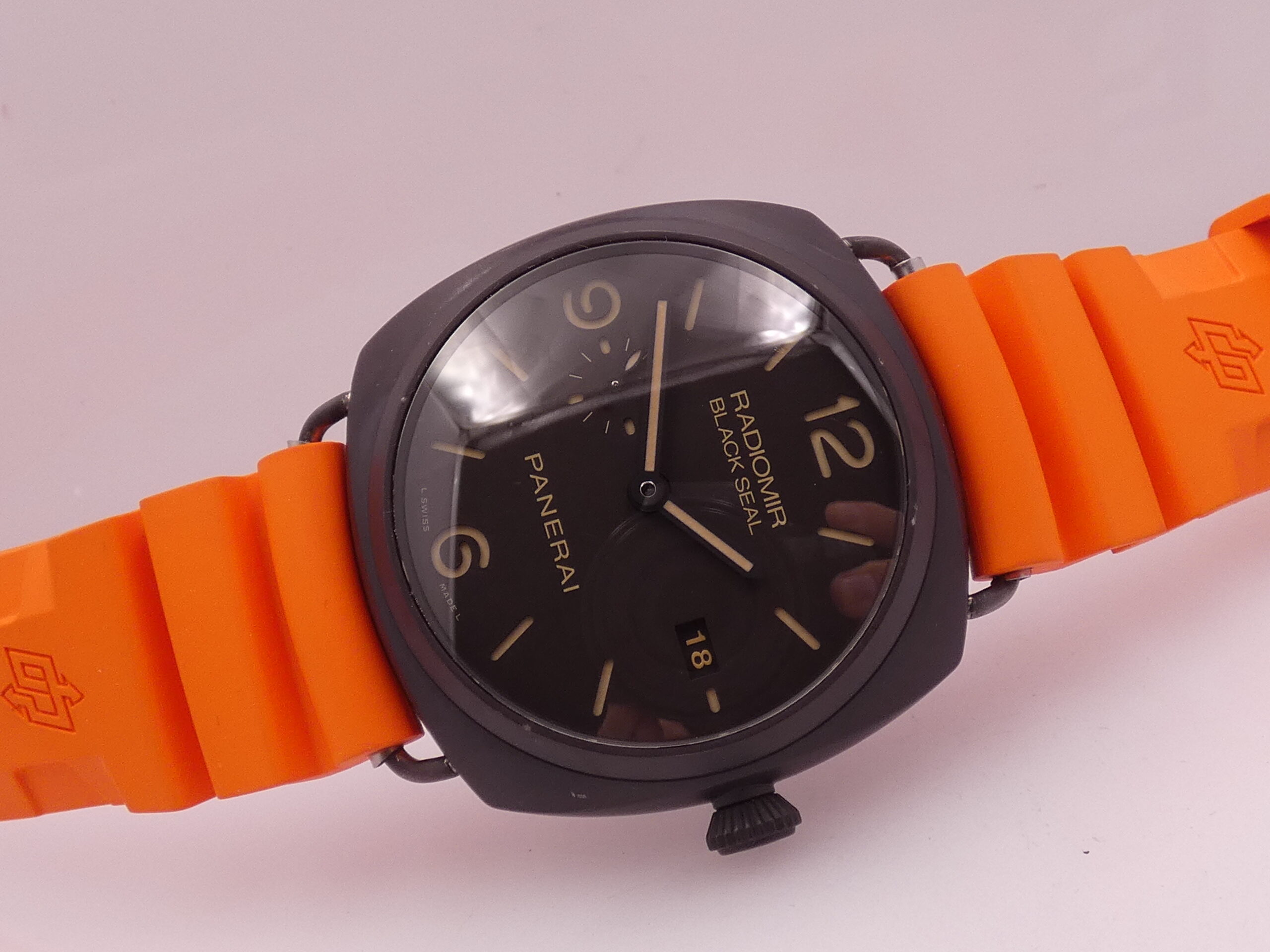 Panerai Radiomir Black Seal 3 Days Automatic Composite PAM00505 BOX&PAPERS STICKERS Automatic OP6959 Ceramic Anno 2014 - immagine 8