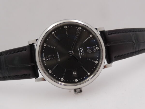 IWC Portofino Automatic 37mm DIAMONDS DIAL BOX&PAPERS Anno 2018 IW458102 Acciaio