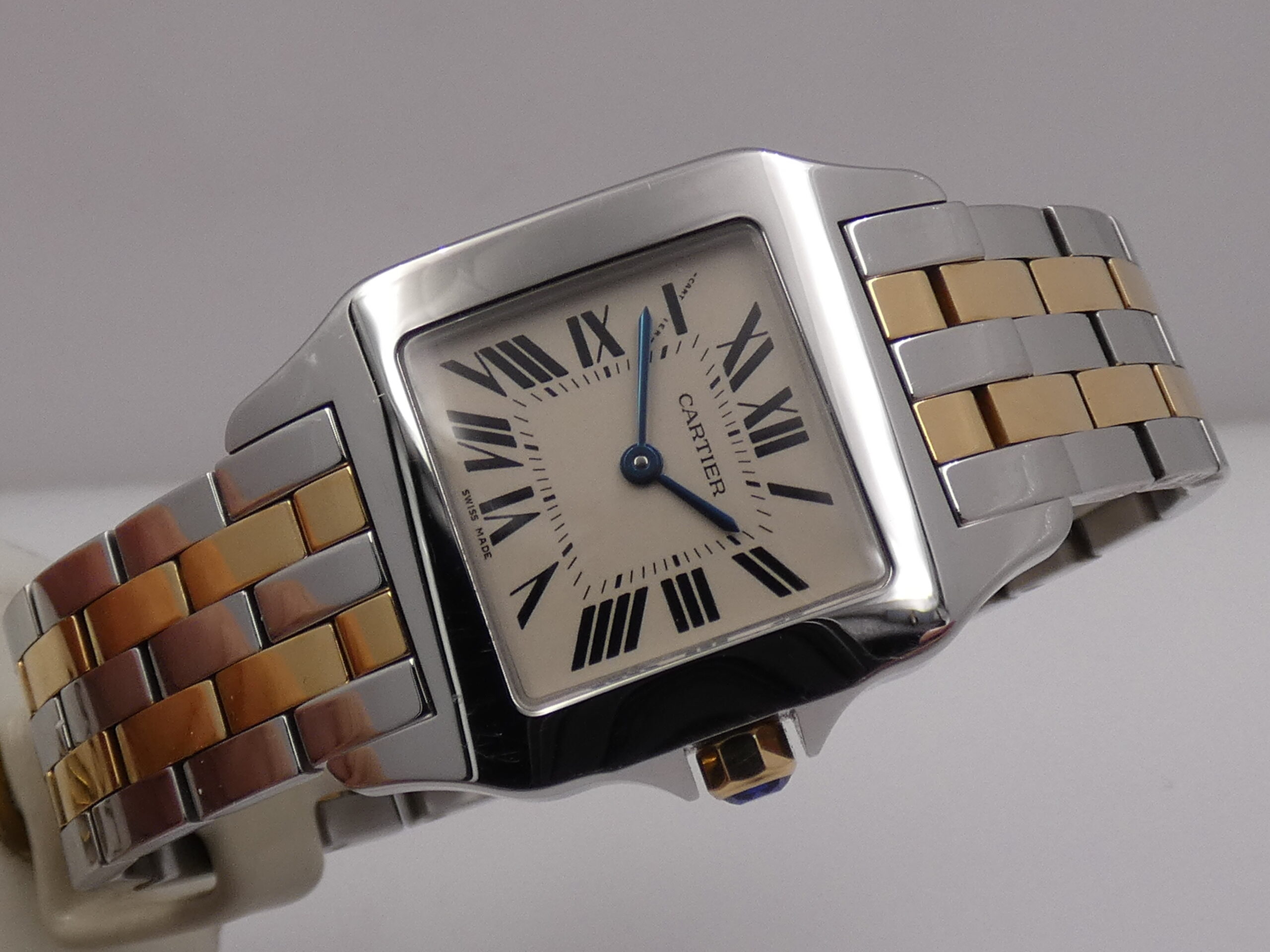 Cartier Santos Demoiselle 26mm BOX&PAPERS Acciaio&Oro 18Kt ANNO 2017 For Ladies 2701 - W25067Z6 TOP CONDITION Wonderful !!! - immagine 8