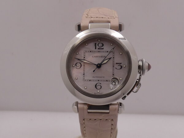 Cartier Pasha C Lady 2324 MOP DIAL Automatico WITH PAPERS Anno 2003 TOP CONDITION W3106499 Acciaio