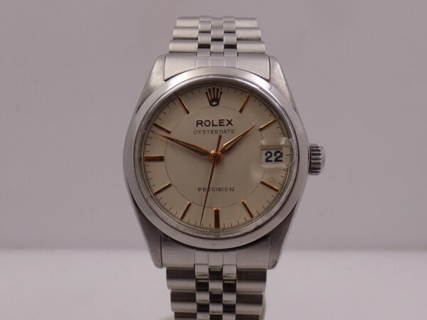 Rolex Oysterdate Precision 30mm 6466 Jubilee ANNO 1962 Carica Manuale Acciaio Vintage