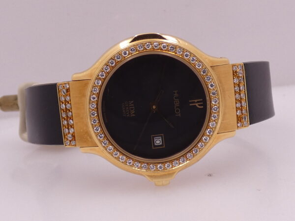 Hublot Classic Fusion MDM Lady Diamond Bezel Oro Massiccio 18Kt ANNI '90s Wonderful 139.10.5