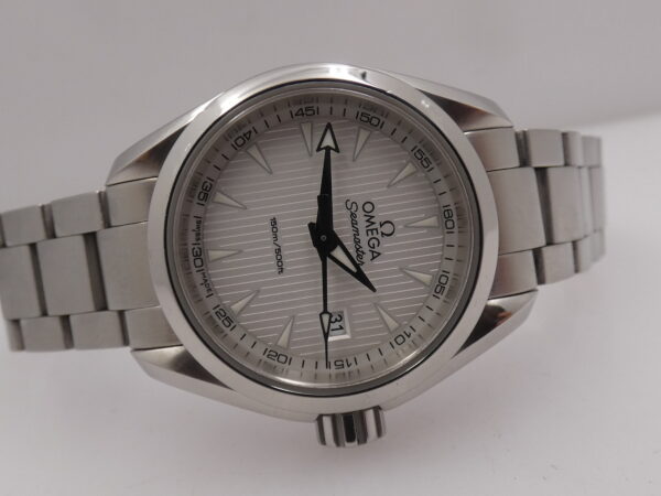 Omega Seamaster Aqua Terra Lady 30mm BOX&PAPERS Anno 2017 Argentè Teak Dial Acciaio Ref. 231.10.30.60.02.001