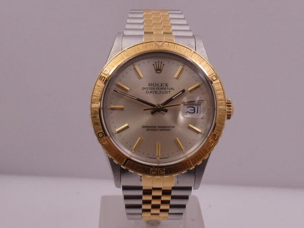 Rolex Datejust Turn-O-Graph 16253 Oro 18Kt & Acciaio BOX&PAPERS By BUCHERER Anno 1986 UNICO PROPRIETARIO Automatico Bracciale Jubilee