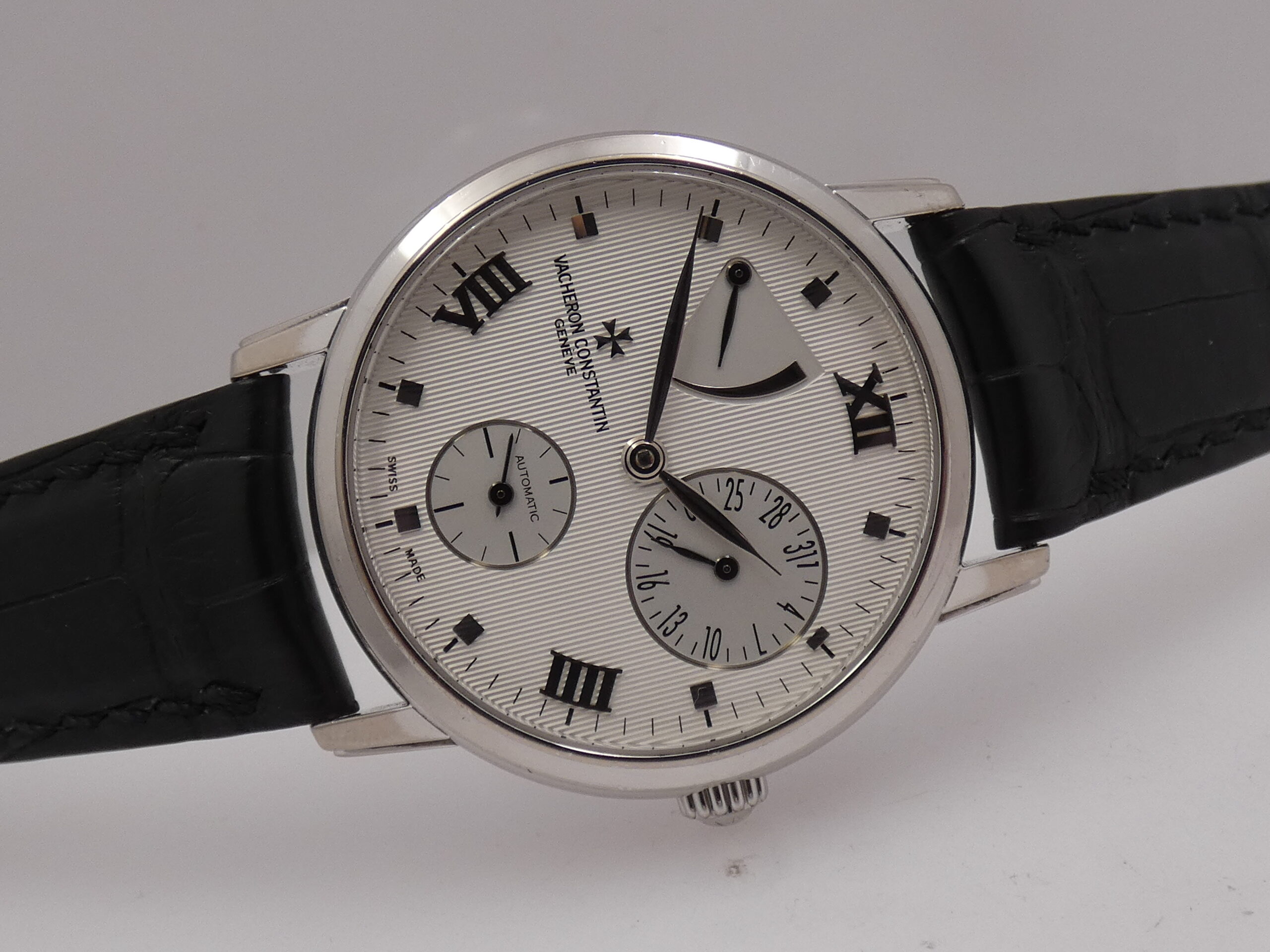 Vacheron Constantin Patrimony Power Reserve Oro Bianco 18Kt Automatico 21Kt Gold Rotor Ref 47200/1 ANNI '2000s - immagine 8