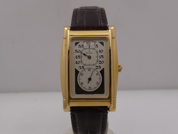 Bulova Saltarello Jumping Hours DA1322 TOP CONDITION 18Kt G.F. BOX&PAPERS '1990s Manuale