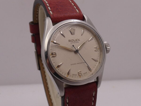 Rolex Oyster Shock-Resisting 6244 Honeycomb Dial ANNO 1953 Carica Manuale Acciaio