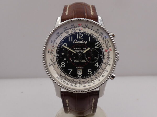 Cronografo Breitling Montbrillant Flyback Special Edition 100 Ans D'Aviation A35330 BOX&PAPERS Automatico TOP CONDITION Anno 2003 Acciaio Chronometre Certifie