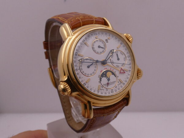 Jaeger-LeCoultre Grand Reveil Perpetual Calendar Moonphases 180.1.99 Oro Massiccio 18Kt NEVER POLISHED BOX&PAPERS Automatico ANNO 1994