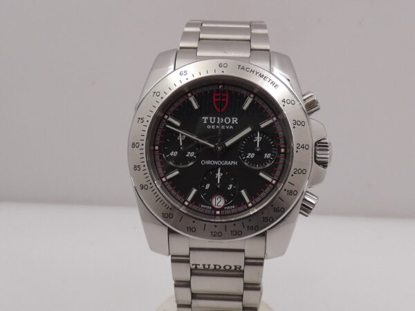 Cronografo Tudor Sport 20300 BOX&PAPERS Automatico ANNO 2008 Black Dial Braccialato Acciaio