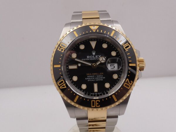 Rolex Sea-Dweller 126603 43mm Oro 18Kt & Acciaio BOX&PAPERS ITALIA Anno 2019 Chromalight Automatico Black Ceramic Bezel