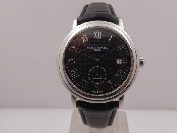 Raymond Weil Maestro 2838 TOP CONDITION WITH BOX Black Dial Automatico Acciaio