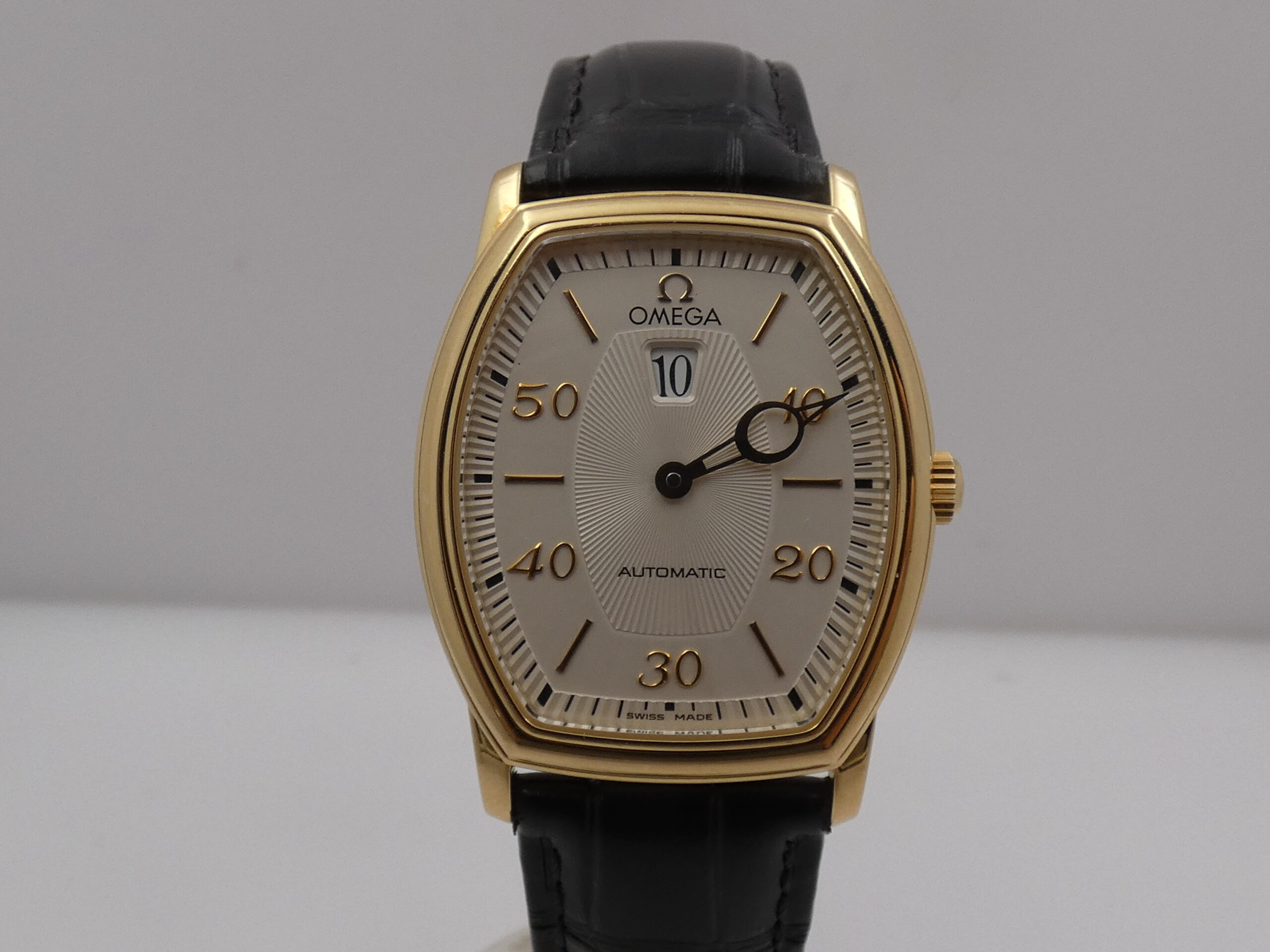 Omega De Ville Prestige Ultra Raro Jumping Hour 4653.31.00 Oro 18Kt BOX&PAPERS TOP CONDITION Anno 2002 Automatico - immagine 8