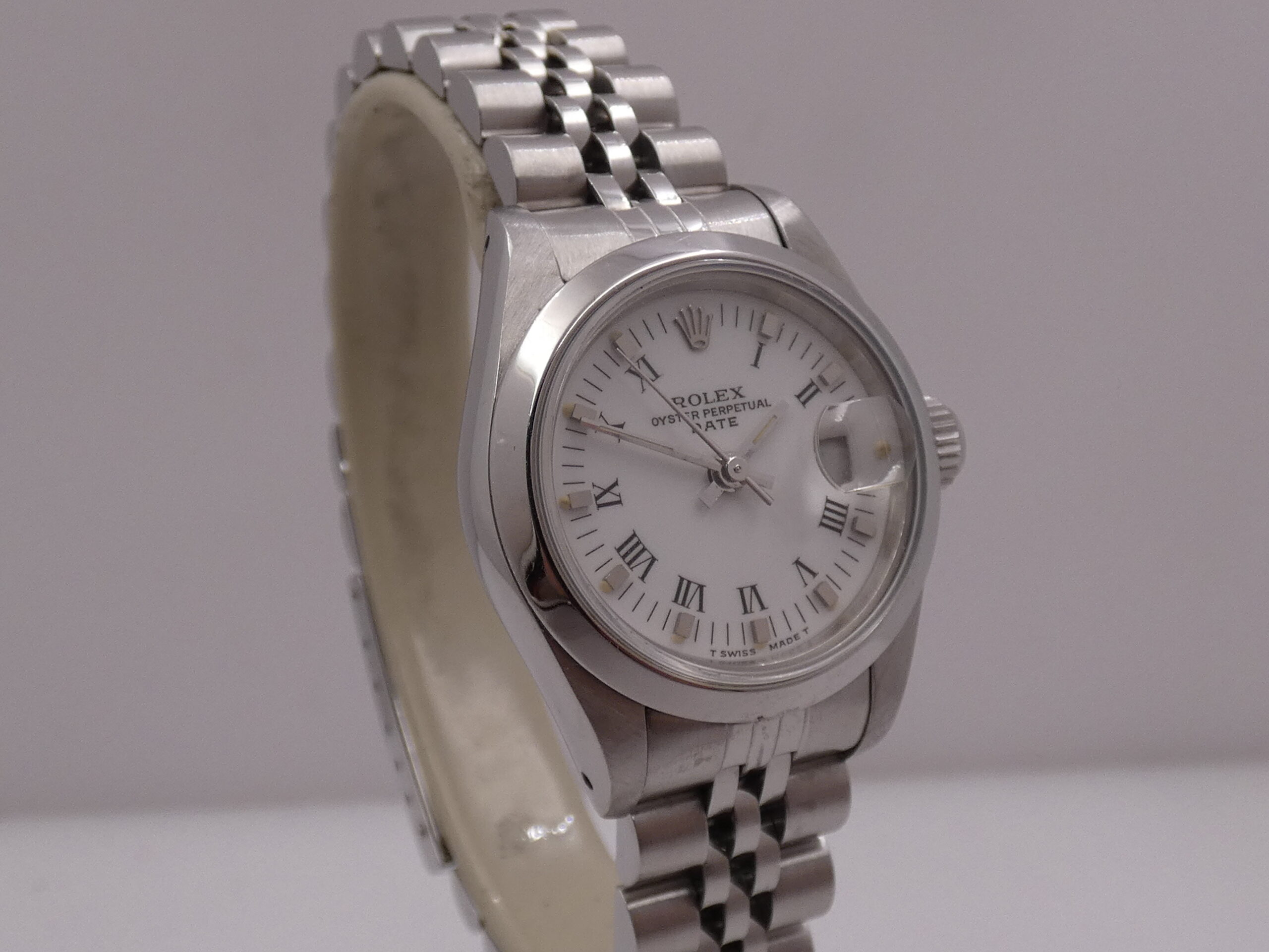 Rolex Oyster Perpetual Lady Date 69160 Bracciale JUBILEE Anno 1985 Automatico Acciaio - immagine 8