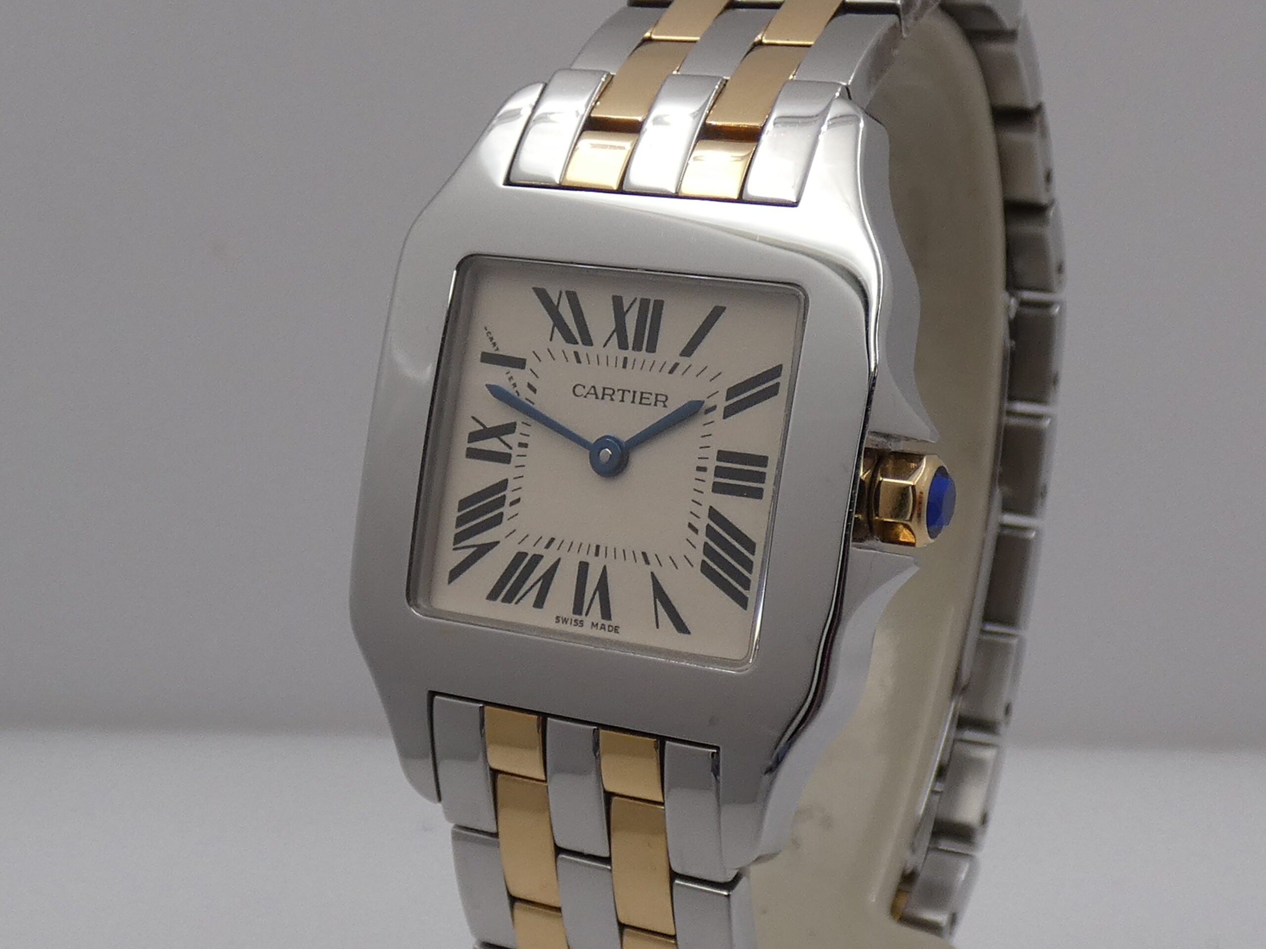Cartier Santos Demoiselle 26mm BOX&PAPERS Acciaio&Oro 18Kt ANNO 2017 For Ladies 2701 - W25067Z6 TOP CONDITION Wonderful !!! - immagine 9