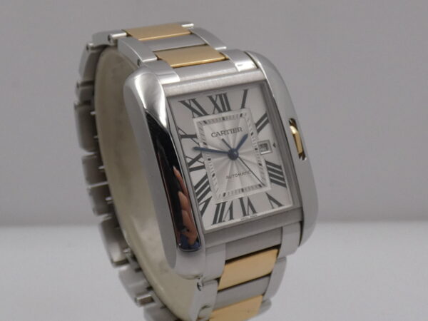 Cartier Tank Anglaise BOX&PAPERS Automatico Acciaio & Oro 18Kt TOP CONDITION Anno 2016 W5310047-3511