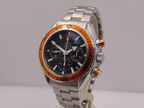 Cronografo Co-Axial Omega Seamaster Planet Ocean LIKE NEW BOX&PAPERS Automatico Acciaio For Ladies Ref. 222.30.38.50.01.002