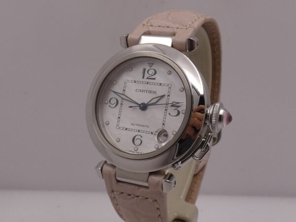 Cartier Pasha C Lady 2324 MOP DIAL Automatico WITH PAPERS Anno 2003 TOP CONDITION W3106499 Acciaio