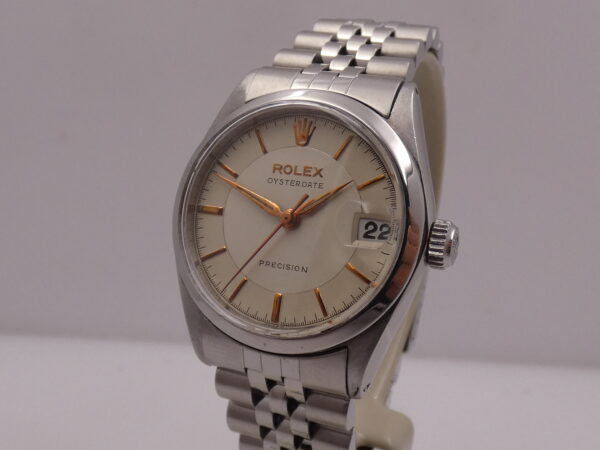 Rolex Oysterdate Precision 30mm 6466 Jubilee ANNO 1962 Carica Manuale Acciaio Vintage
