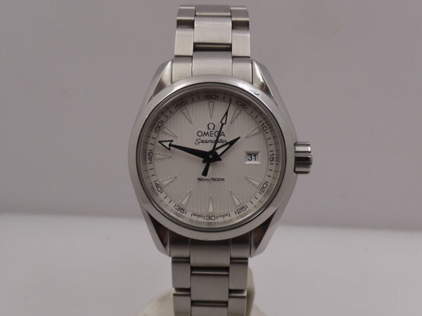 Omega Seamaster Aqua Terra Lady 30mm BOX&PAPERS Anno 2017 Argentè Teak Dial Acciaio Ref. 231.10.30.60.02.001