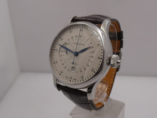 Cronografo Longines Twenty-Four Hours Heritage Single Push-Piece 47,5mm L2.797.4 With BOX Automatico Acciaio