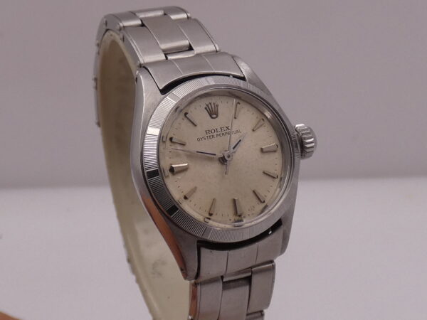 Rolex Oyster Perpetual Lady 26mm 6623 Thunderbird Bezel ANNO 1965 Bracciale a Rivetti Automatico Acciaio