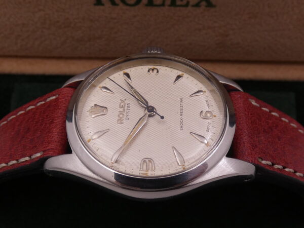 Rolex Oyster Shock-Resisting 6244 Honeycomb Dial ANNO 1953 Carica Manuale Acciaio
