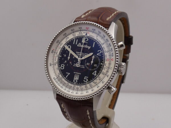 Cronografo Breitling Montbrillant Flyback Special Edition 100 Ans D'Aviation A35330 BOX&PAPERS Automatico TOP CONDITION Anno 2003 Acciaio Chronometre Certifie