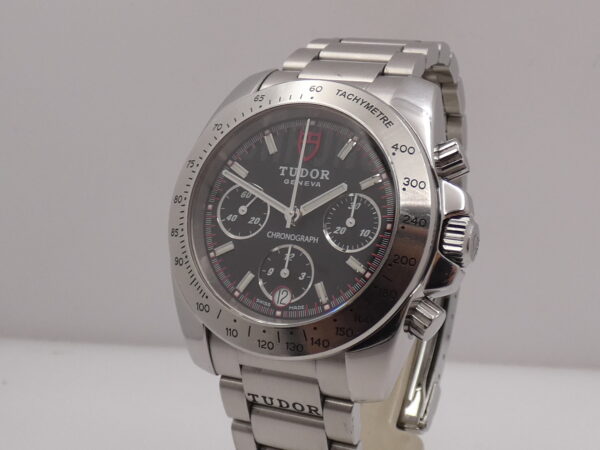 Cronografo Tudor Sport 20300 BOX&PAPERS Automatico ANNO 2008 Black Dial Braccialato Acciaio