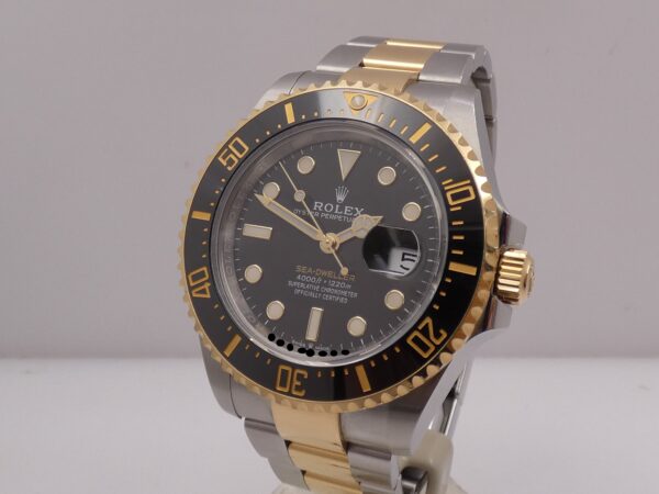 Rolex Sea-Dweller 126603 43mm Oro 18Kt & Acciaio BOX&PAPERS ITALIA Anno 2019 Chromalight Automatico Black Ceramic Bezel