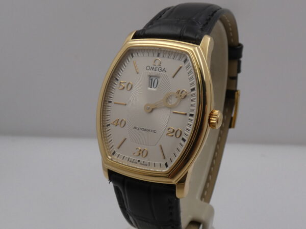 Omega De Ville Prestige Ultra Raro Jumping Hour 4653.31.00 Oro 18Kt BOX&PAPERS TOP CONDITION Anno 2002 Automatico
