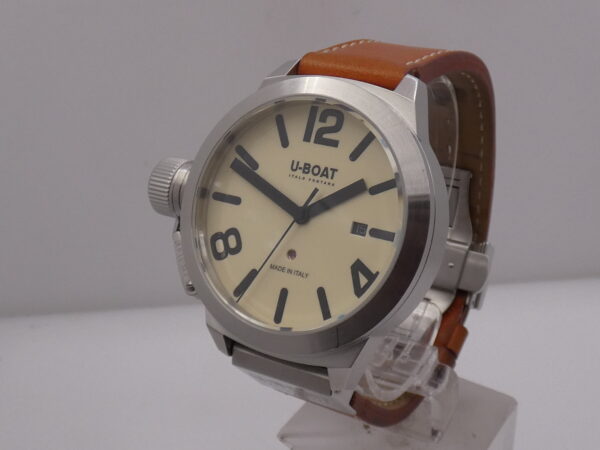 U-Boat Classico Italo Fontana 45mm 7126 BOX&PAPERS Anno 2012 Ivory Dial Automatico Acciaio