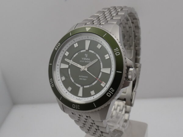 Yema Sous Marine VERDE LIKE NEW BOX&PAPERS Marzo 2024 Automatico Acciaio Braccialato YSMA23Z-ZMS