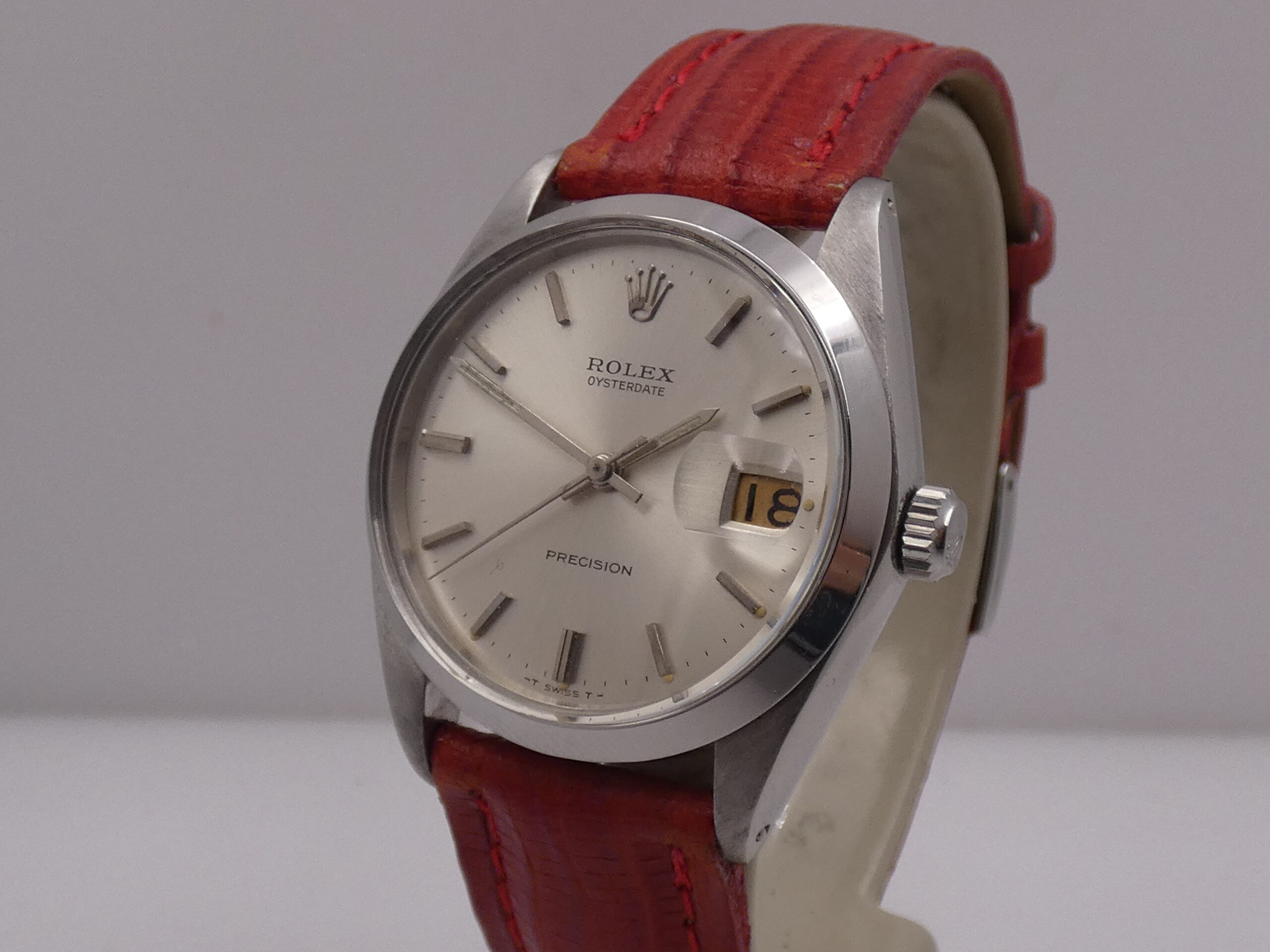 Rolex Oysterdate Precision 6694 Anno 1969 Original Dial Carica Manuale Acciaio Vintage - immagine 9