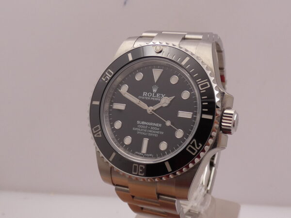 Rolex Submariner No Date 114060 NEW OLD STOCK Full Stickered Chromalight BOX&PAPERS ITALIA 2018 Black Ceramic Bezel Automatico Acciaio