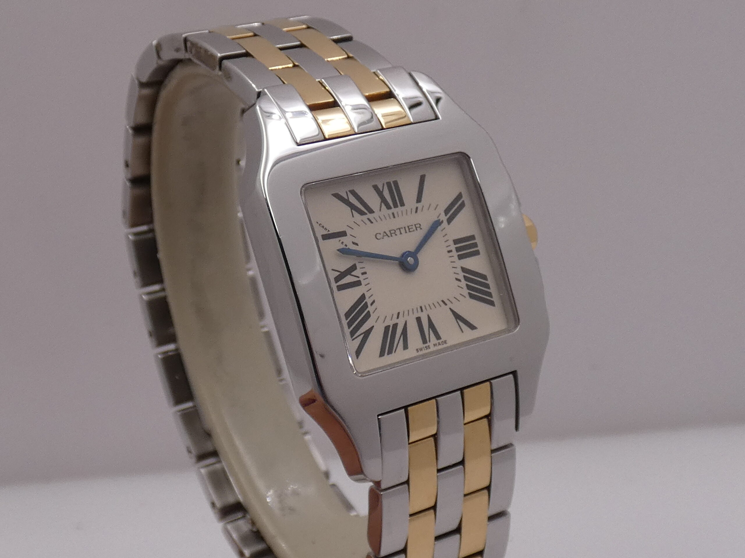 Cartier Santos Demoiselle 26mm BOX&PAPERS Acciaio&Oro 18Kt ANNO 2017 For Ladies 2701 - W25067Z6 TOP CONDITION Wonderful !!! - immagine 10
