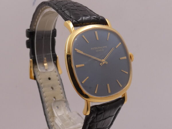 Patek Philippe Golden Ellipse 3544/1 ORO MASSICCIO 18Kt ANNO 1965 Blue Dial Carica Manuale Vintage