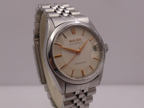 Rolex Oysterdate Precision 30mm 6466 Jubilee ANNO 1962 Carica Manuale Acciaio Vintage