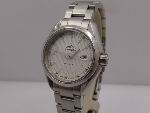 Omega Seamaster Aqua Terra Lady 30mm BOX&PAPERS Anno 2017 Argentè Teak Dial Acciaio Ref. 231.10.30.60.02.001